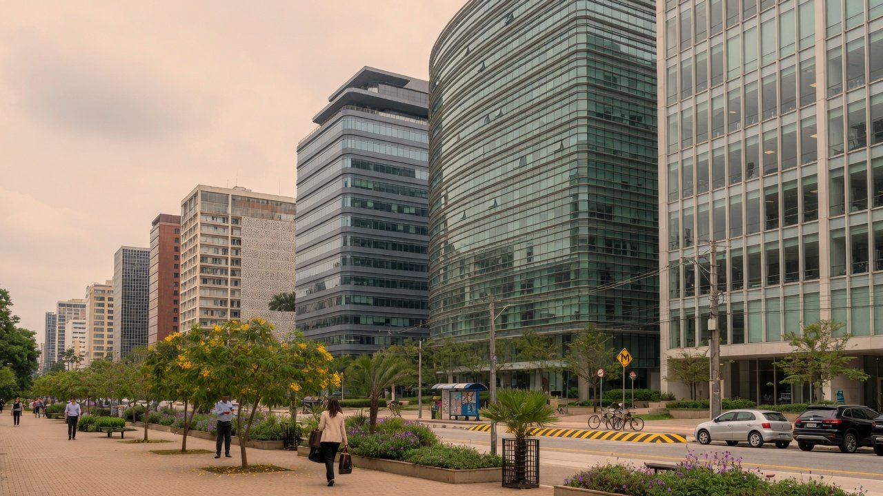 Região da Cidade Monções, em São Paulo